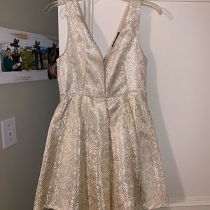 Formal gold dress